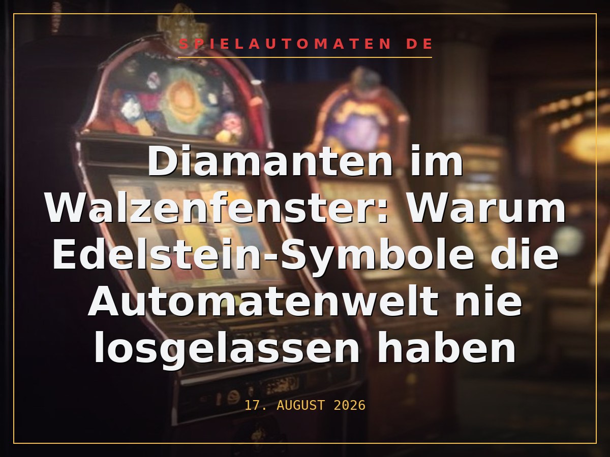Diamanten im Walzenfenster: Warum Edelstein-Symbole die Automatenwelt nie losgelassen haben