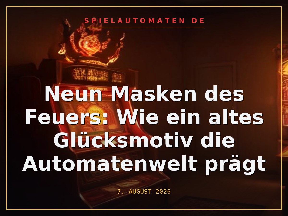 Neun Masken des Feuers: Wie ein altes Glücksmotiv die Automatenwelt prägt