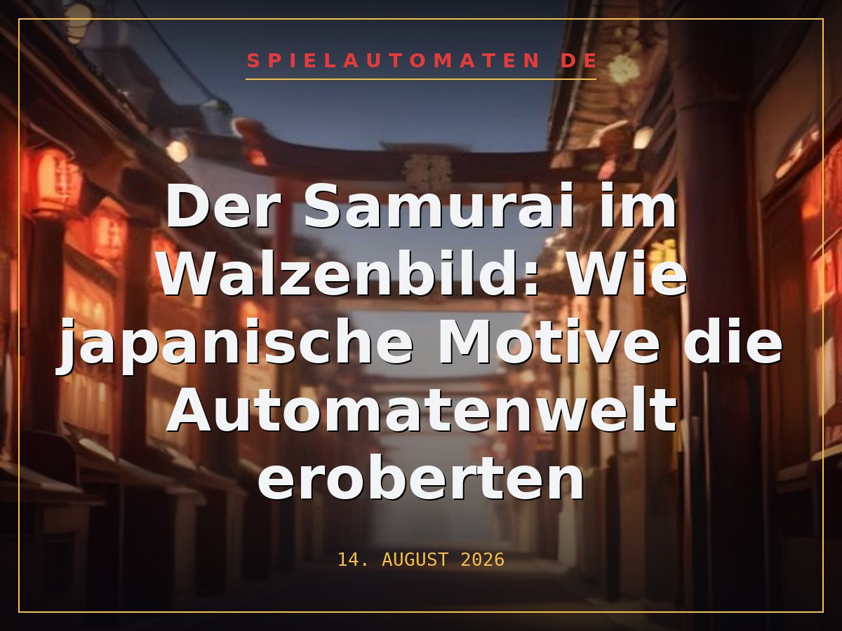 Der Samurai im Walzenbild: Wie japanische Motive die Automatenwelt eroberten