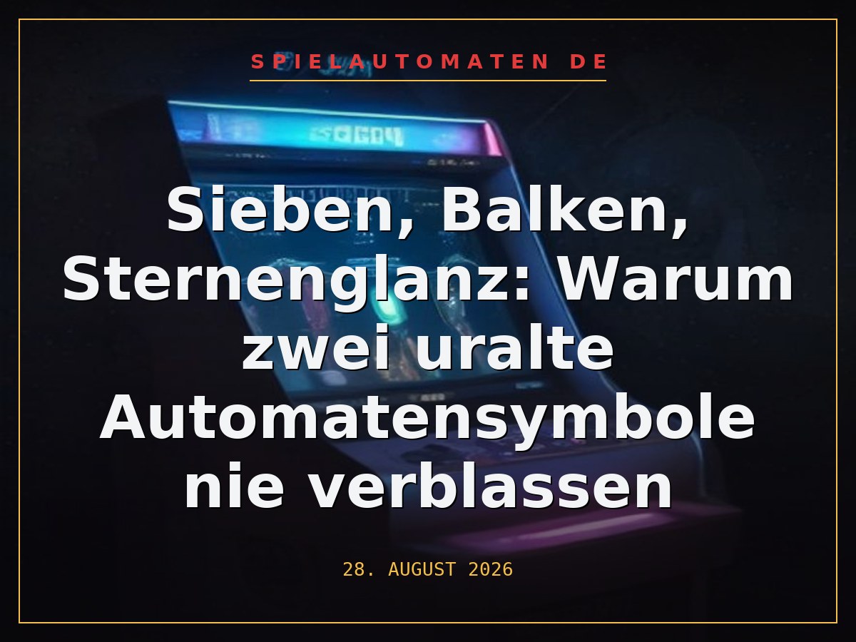 Sieben, Balken, Sternenglanz: Warum zwei uralte Automatensymbole nie verblassen